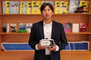 Елордалық оқушы зағип жандарға арналған ақылды көзілдірік ойлап тапты