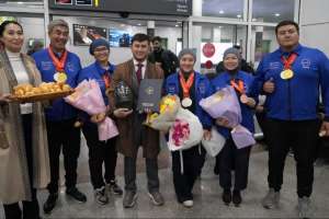 Астанада садақ атудан әлем кубогының жеңімпаздарын қарсы алды