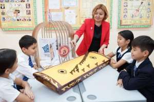 Елордалық мектепте ұлттық аспаптар математика сабағына енгізілді