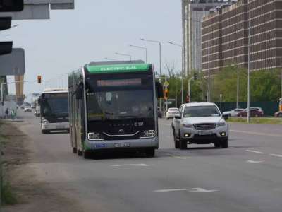 Елордада он бес автобустың қозғалыс бағыты өзгерді