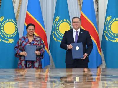 Қазақстан мен Конго Демократиялық Республикасы Бірлескен мәлімдеме қабылдады