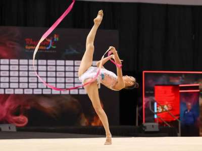 Көркем гимнастика: Астана спортшылары Қазақстан чемпионатында топ жарды