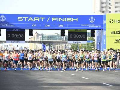 Жаңа рекорд: Astana Half Marathon жарысына 8 мың адам қатысты