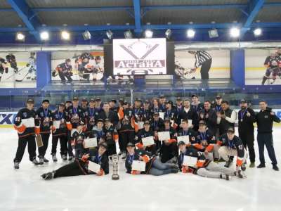 Хоккейден жастар арасында Қазақстан чемпионы атанған «Астана» клубы марапатталды