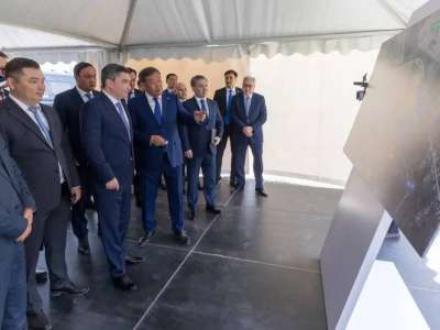 Олжас Бектенов Қордайдағы көлік-логистикалық кешеннің құрылыс барысын тексерді