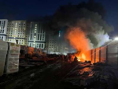 Ұлттық ұлан әскери қызметшілері елордада өрттің таралуына жол бермеді