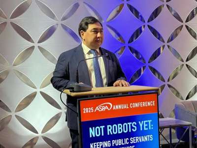 Дархан Жазықбай Американдық мемлекеттік басқару қауымдастығының конференциясына қатысты