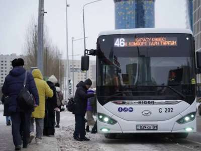 Астананың қоғамдық көлік паркі жаңа автобустармен толықты