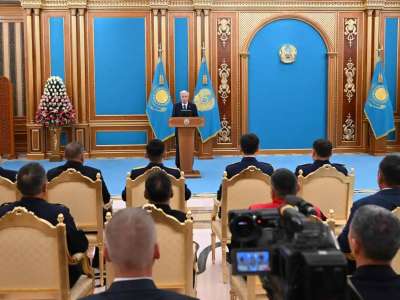 Президент бір топ құтқарушыны мемлекеттік наградалармен марапаттады