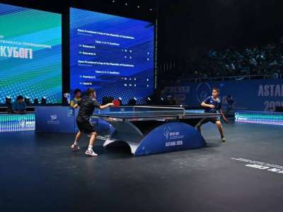 Астанада үстел теннисінен тұңғыш рет өткен Қазақстан Республикасы Президенті кубогы мәресіне жетті