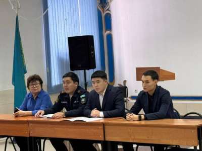 Заң мен тәртіп: Елордада колледж студенттеріне қауіпсіздік ережелері түсіндірілді