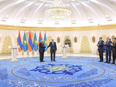 Мемлекет басшысы Армения Премьер-министрін «Алтын Қыран» орденімен марапаттады