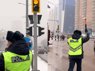 Қолайсыз ауа райы: елордада полиция күшейтілген қызмет тәртібіне көшті