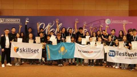 Астаналық оқушылар Италияда өткен халықаралық олимпиадада рекорд орнатты