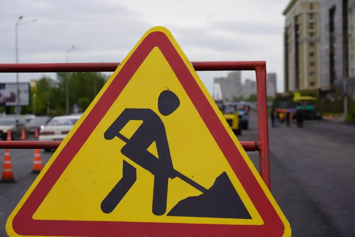 Астанада «Нұржол» бульвары жөндеу жұмысына байланысты жабылды