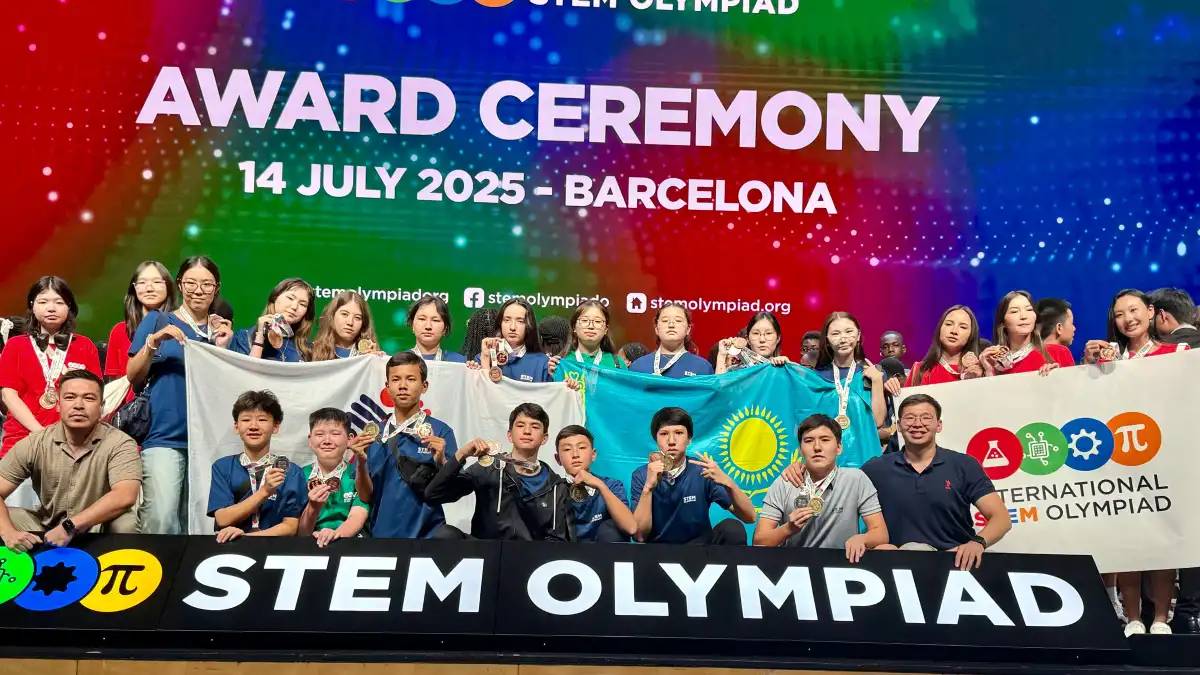 Астаналық оқушылар Барселонада өткен халықаралық олимпиадада жеңіске жетті