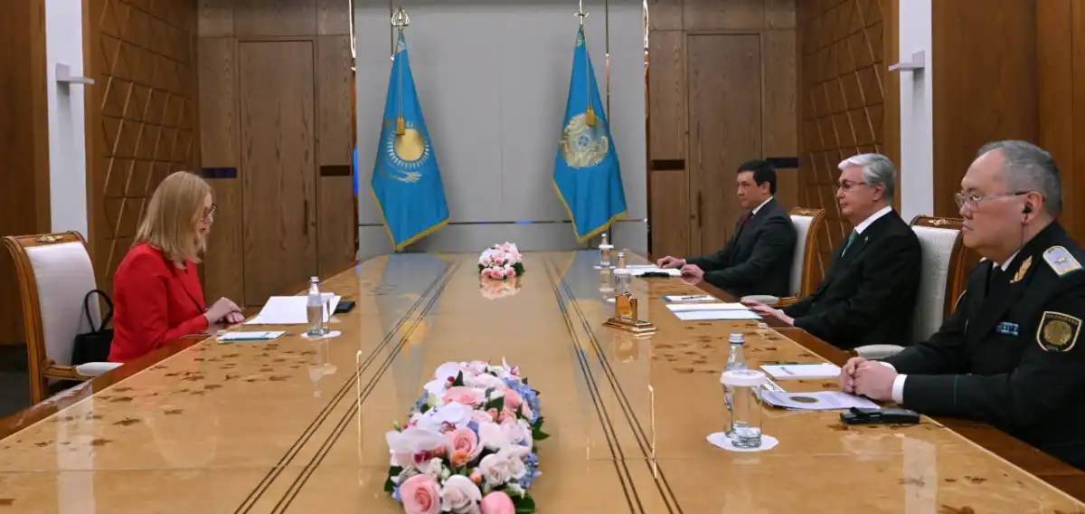 Президент «Эгмонт» қаржылық барлау бөлімшелері тобының төрағасын қабылдады