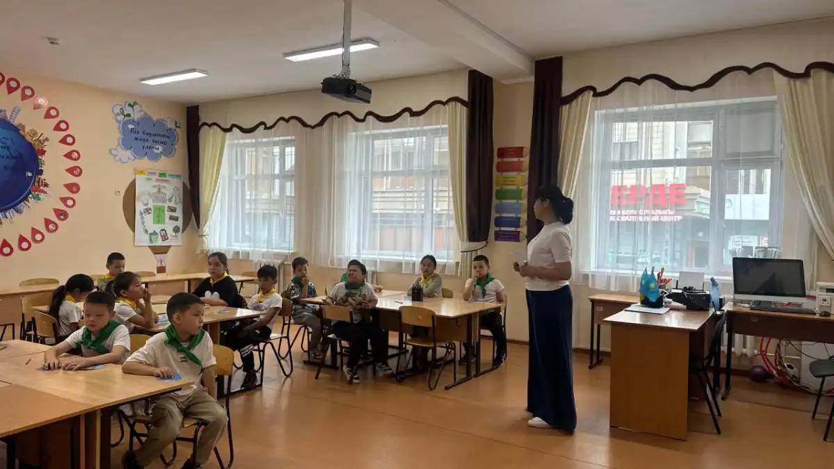 Елордалық мектепте суды үнемдеу эстафетасы өтті