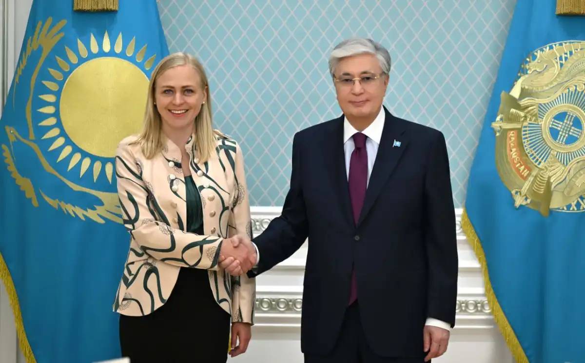 Президент ЕҚЫҰ-ның іс басындағы төрағасы Элина Валтоненді қабылдады