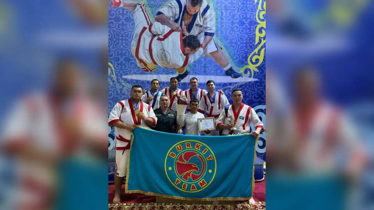 Ұлттық ұлан құрамасы қазақ күресі бойынша спартакиадада екінші орын алды