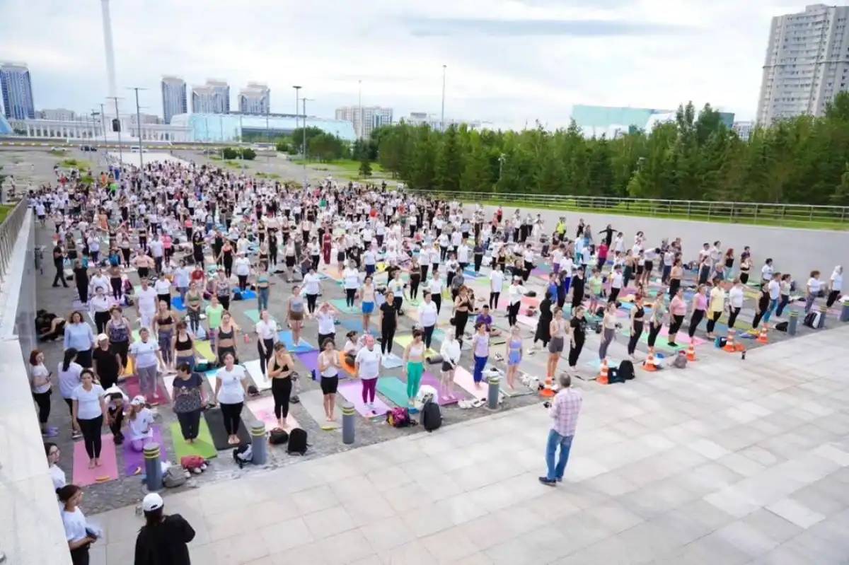 Елордада Халықаралық йога күніне орай ашық жаттығу өтеді