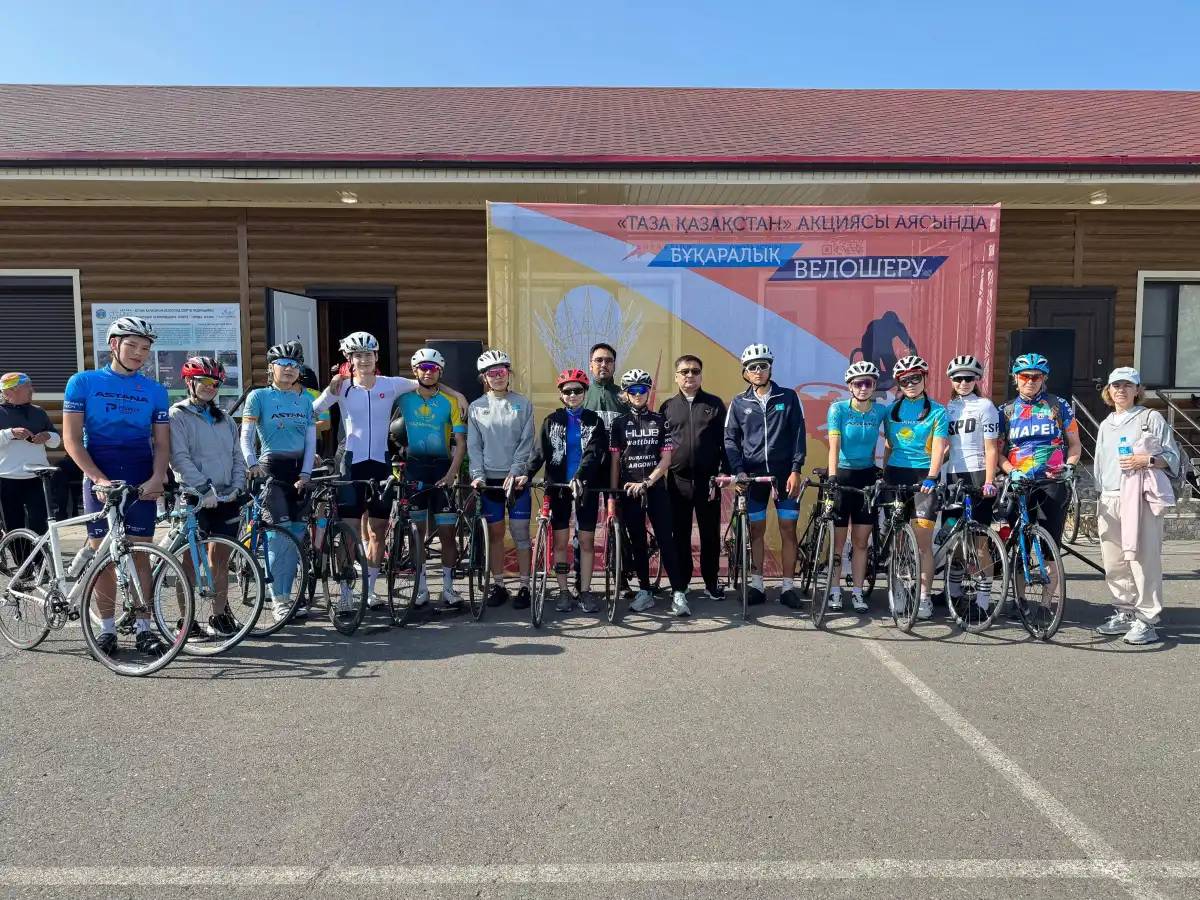 Астанада бұқаралық  велошеру өтті