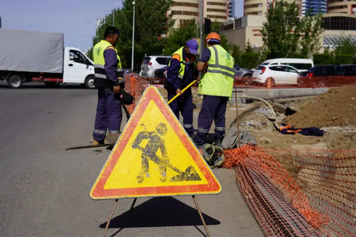Елордада Достық пен Қонаев көшелерінде жөндеу жұмысы жүргізіледі