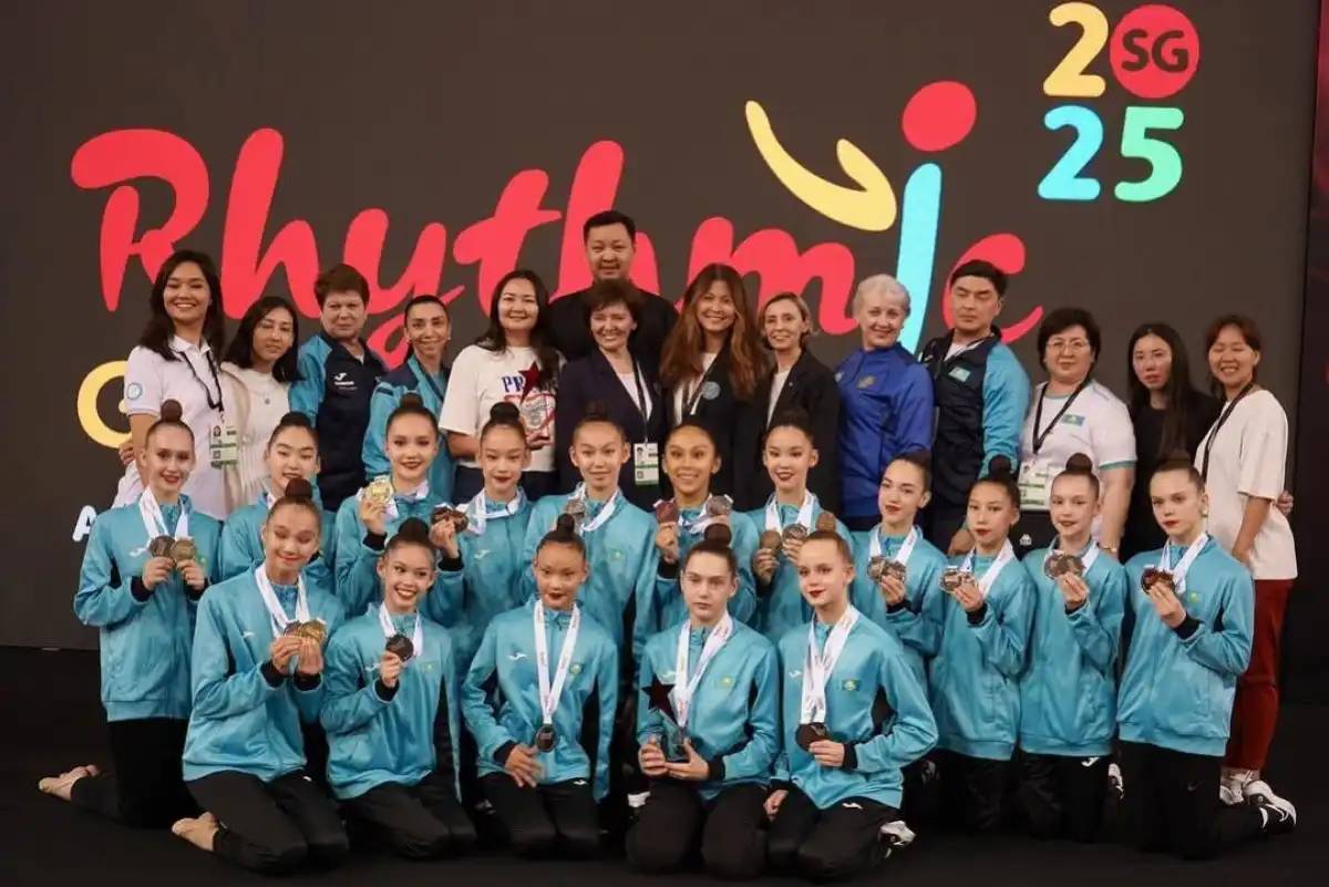 Елордалық гимнасшылар Азия чемпионатында 11 медаль жеңіп алды