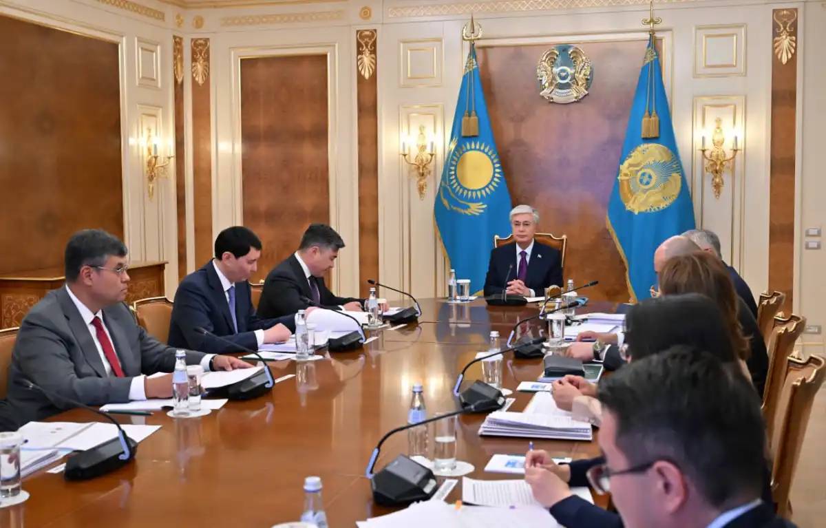 Президент Ұлттық банктің жылдық есебін қабылдады