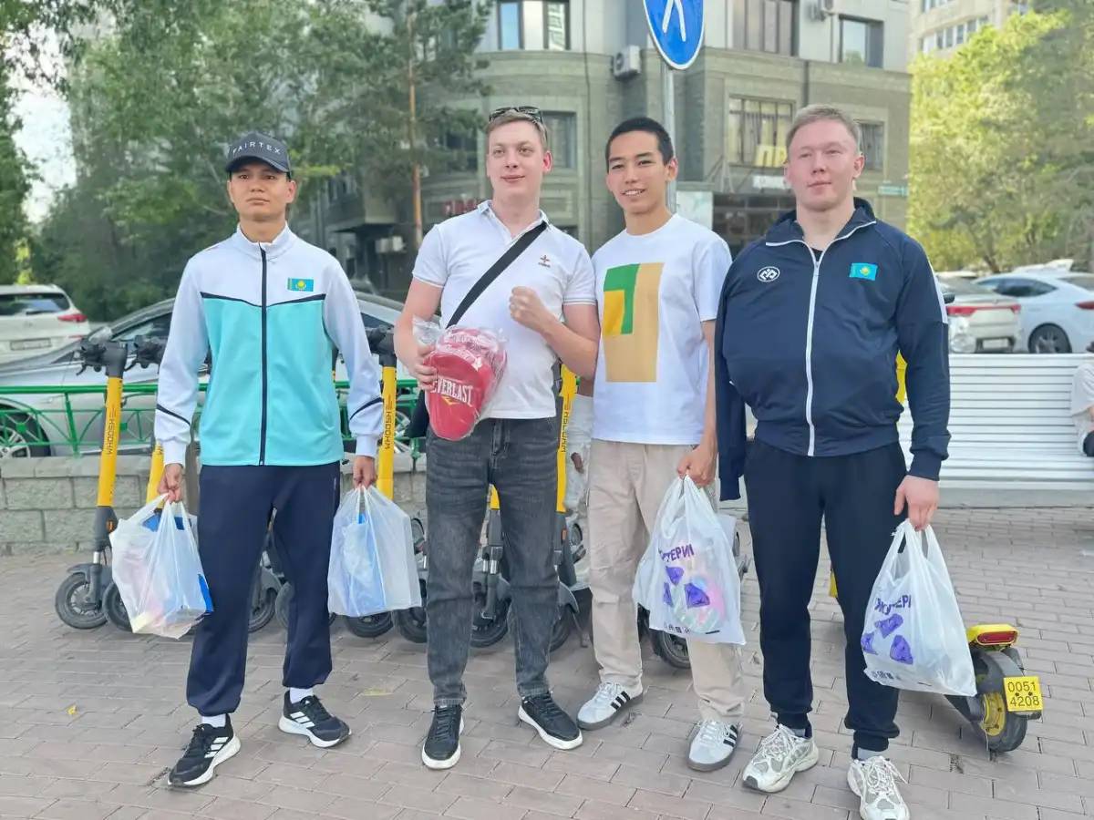 Елордалық спортшылар тұрғындарға темекіні спорттық жабдыққа ауыстыруды ұсынды