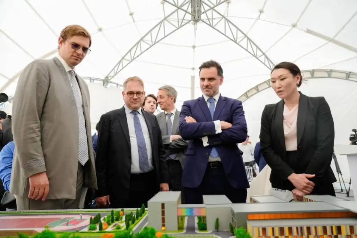 Астанада қазақ-француз мектебінің құрылысы басталды