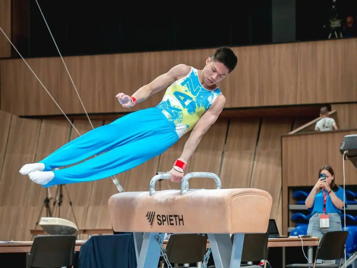 Гимнаст Зейнолла Ыдырысов Германиядағы турнирде жеңіске жетті