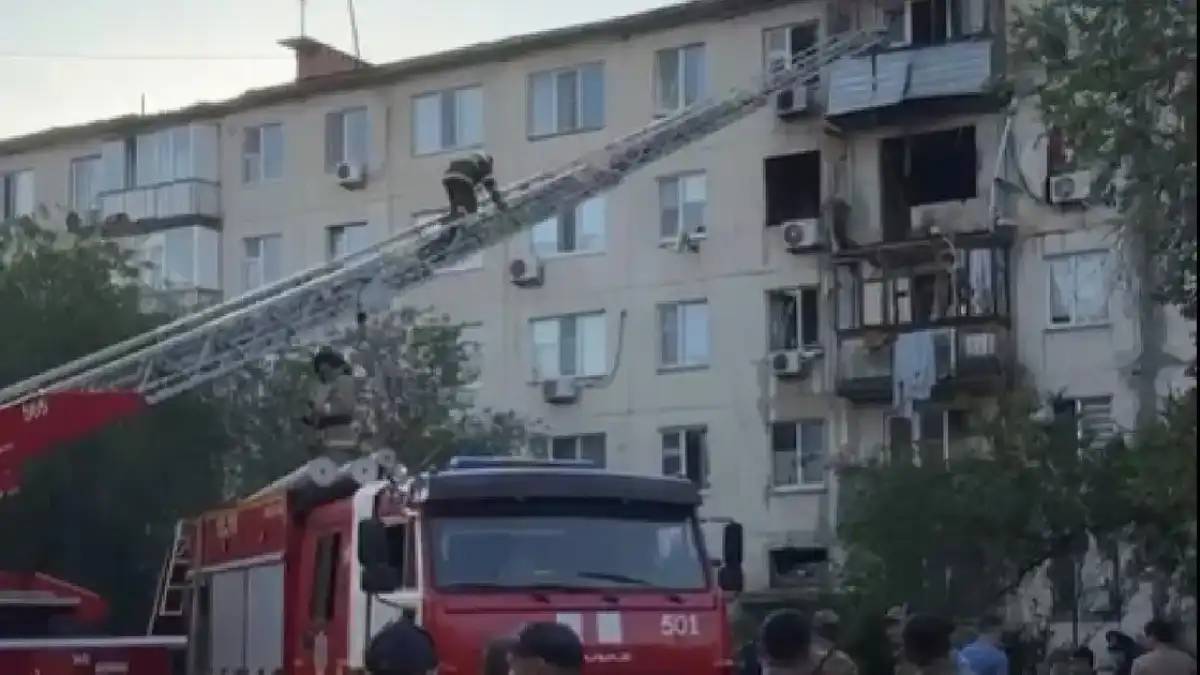 Ақтөбеде тұрғын үйде газ жарылды: бір адам қаза тапты