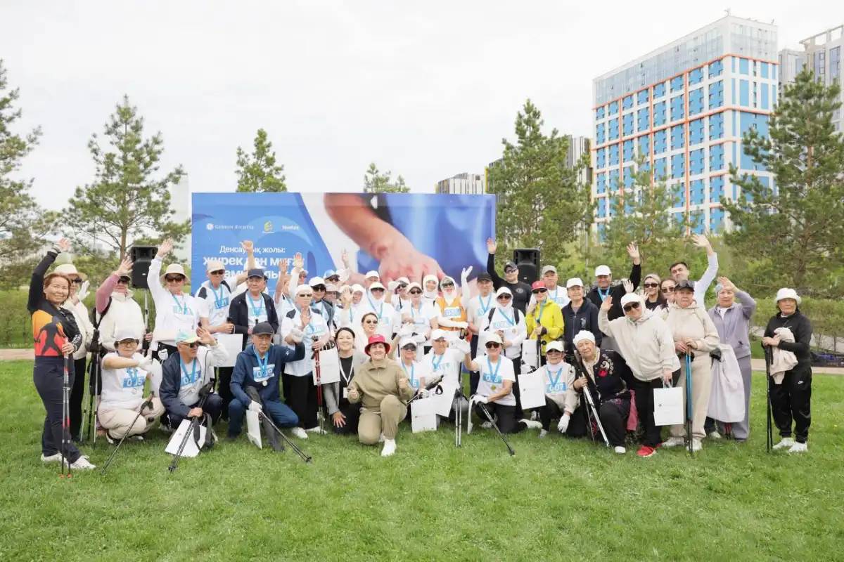 Астанада скандинавиялық жүрістен «Денсаулық жолы» марафоны өтті