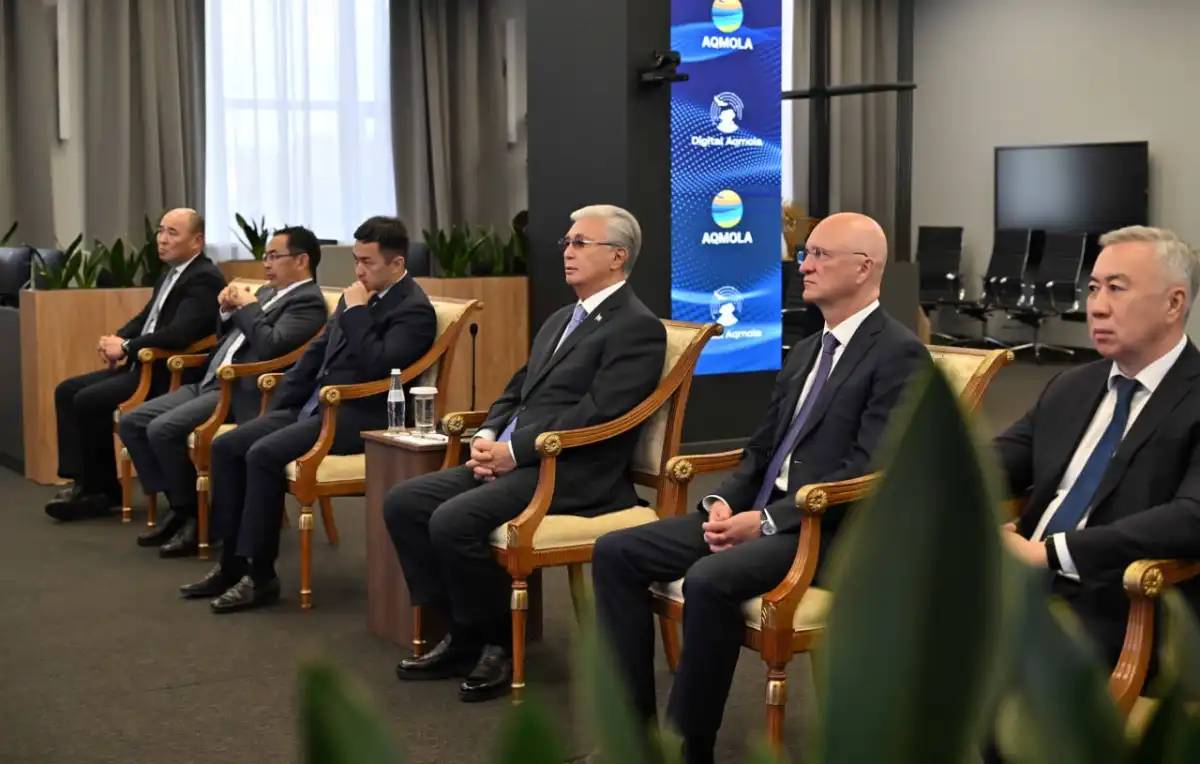 Мемлекет басшысы телекөпір арқылы Қосшы қаласын табиғи газға қосу рәсіміне қатысты