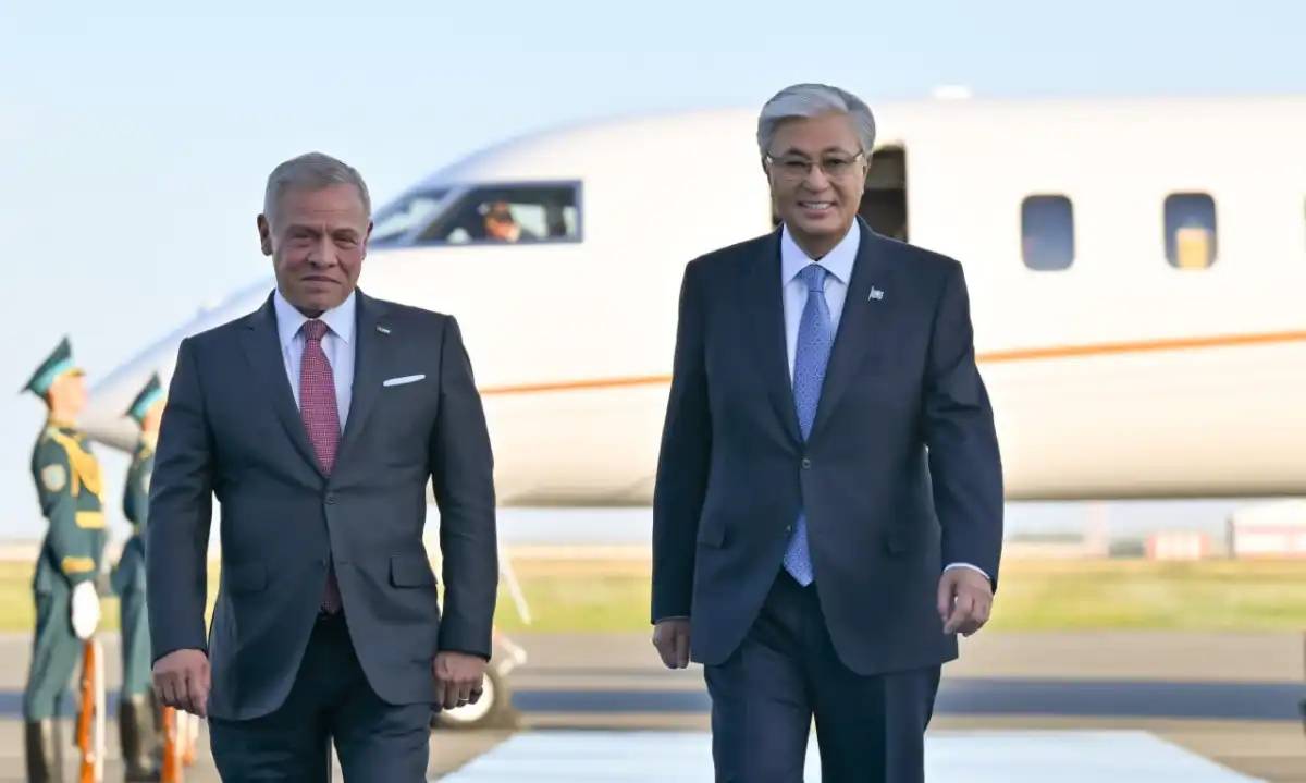 Иордания Королі II Абдалла бен әл-Хусейн Астанаға сапармен келді