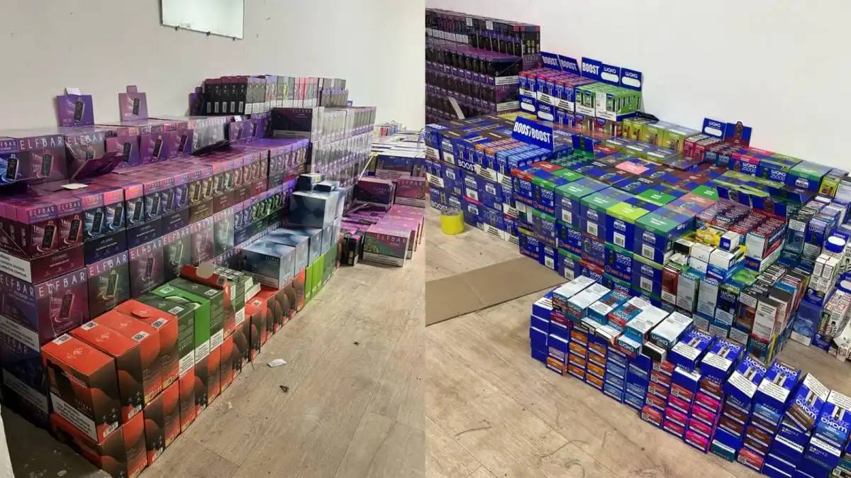 Алматыда вейп сақталған қойма жойылды