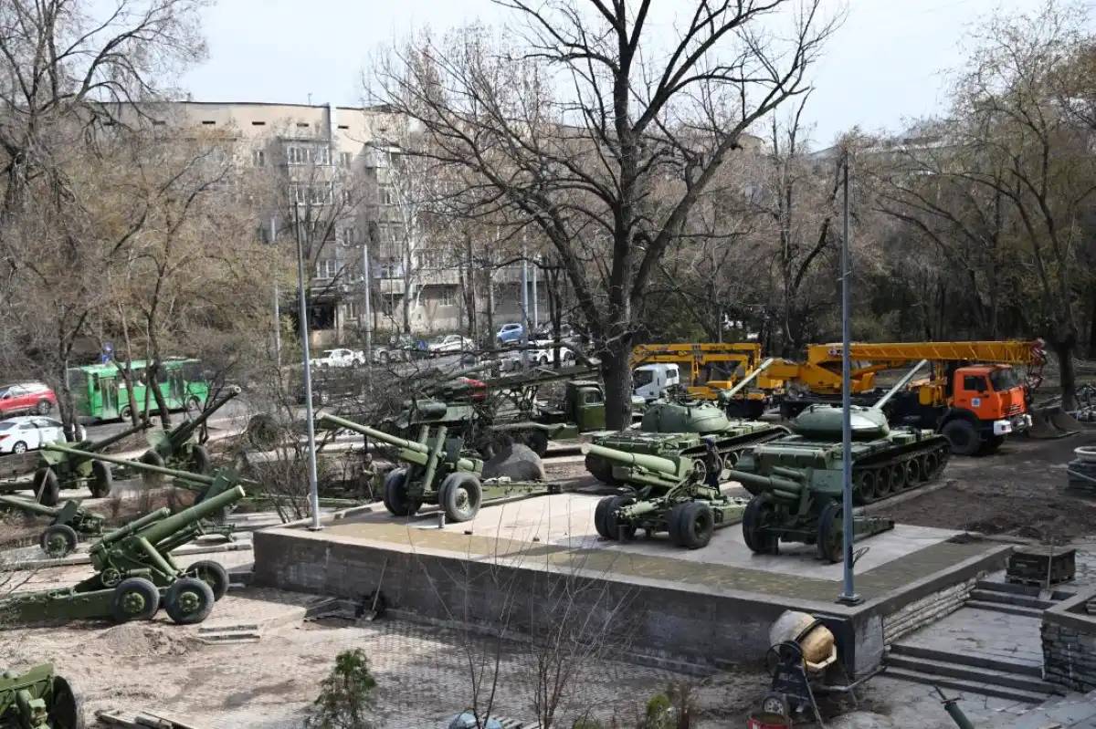 Ашық аспан астында жауынгерлік техника мұражайы ашылады