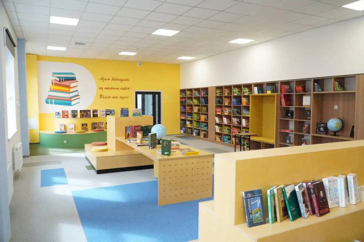 800 мектеп кітапханасы модернизациядан өтті
