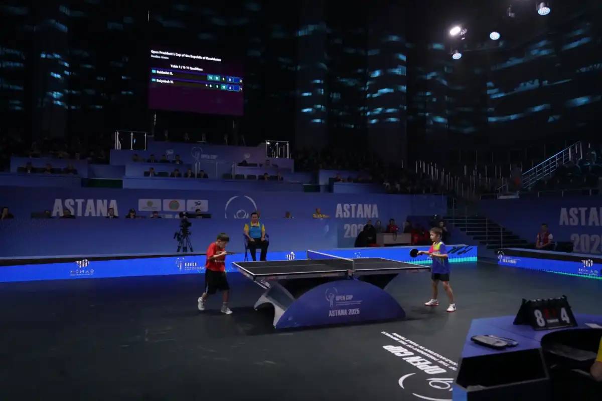 Астанада үстел теннисінен тұңғыш рет Қазақстан Республикасы Президентінің ашық кубогы басталды