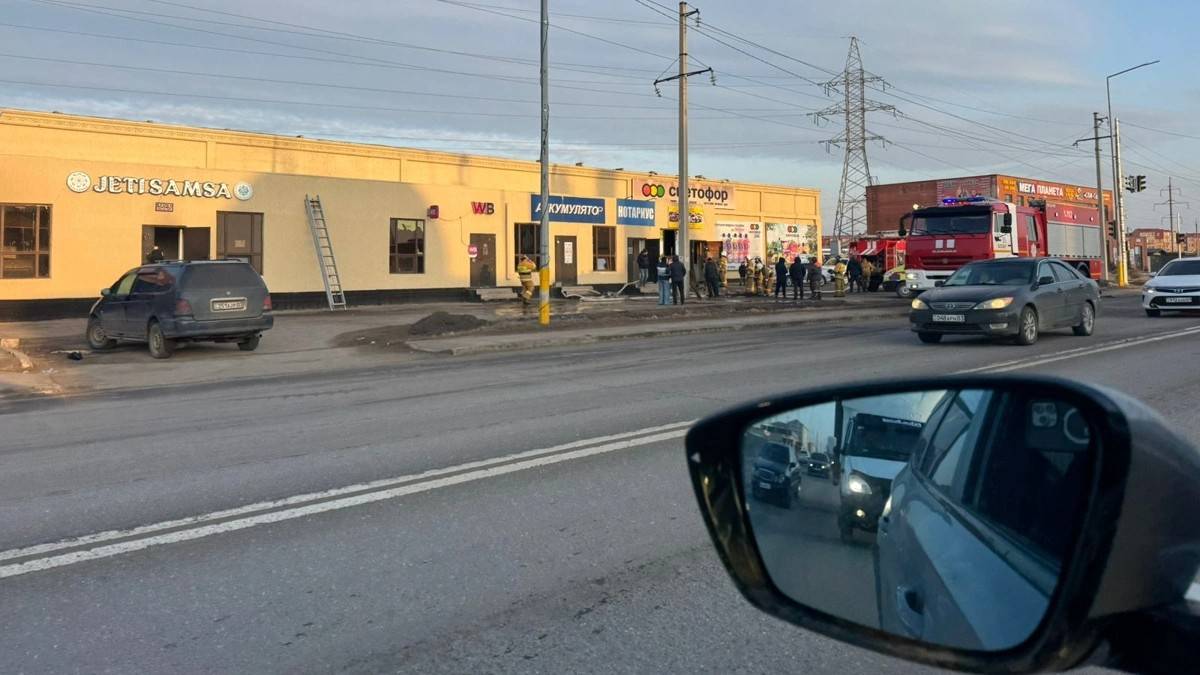 Қосшы қаласындағы ет дүкенінен өрт шықты