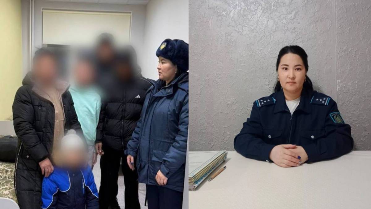 ШҚО-да полиция қызметкері бес баланы уланудан құтқарды