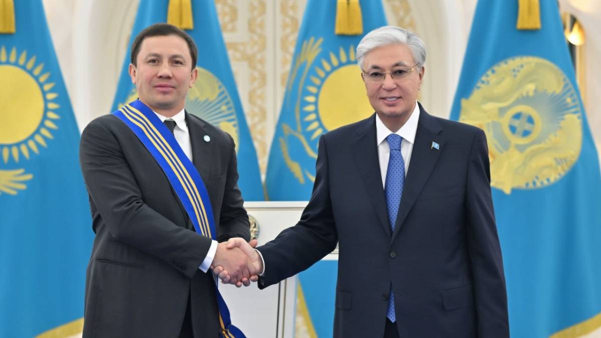 Президент Геннадий Головкинді «Барыс» орденімен марапаттады