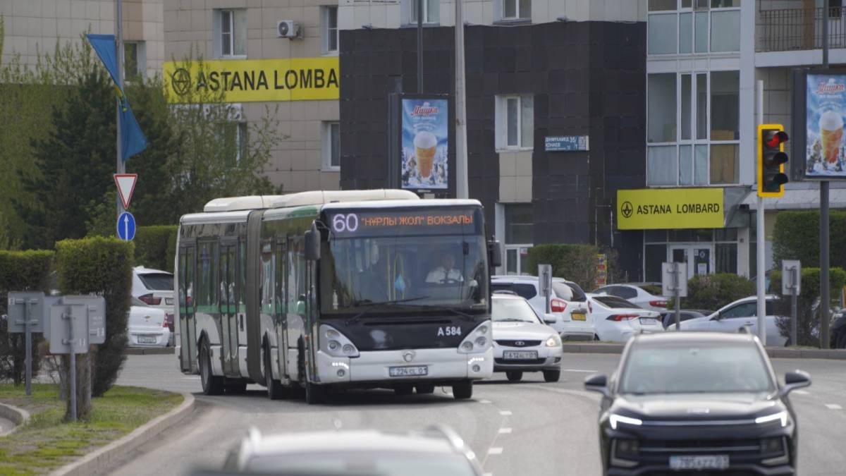 Елордада екі автобустың қозғалыс бағыты өзгерді