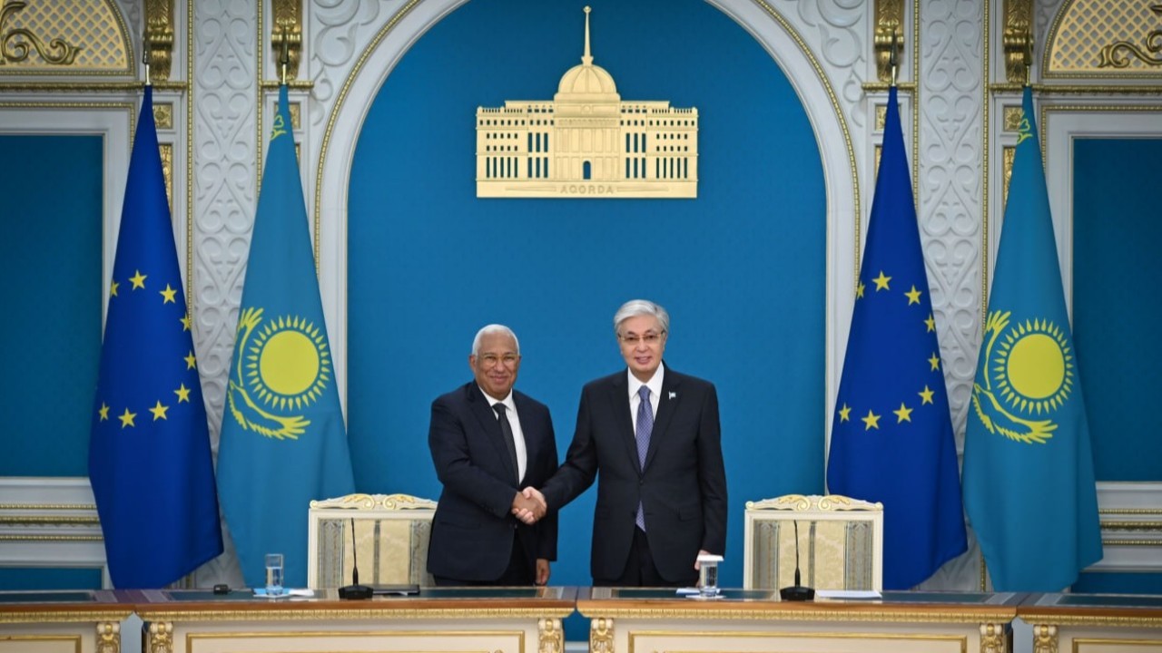 Қасым-Жомарт Тоқаев пен Антониу Кошта бірлескен мәлімдеме жасады