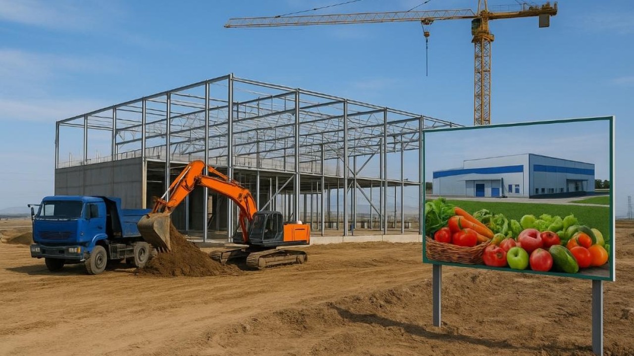 Алматы облысында жылына 70 мың тонна жеміс пен көкөніс өңдейтін зауыт құрылысы басталды